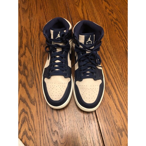 Jordan 1 Retro Midnight Navy Cream 12W/10.5M - Picture 3 of 5